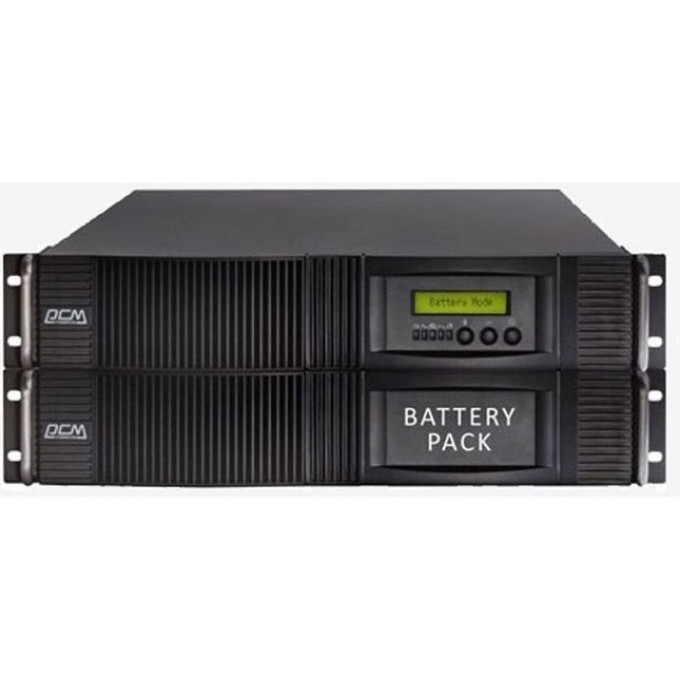 Источник бесперебойного питания Powercom Macan MRT-6000 BAT PACK 6000Вт 6000ВА черный MRT-6K BAT PACK