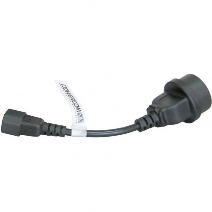 Кабель POWERCOM IEC-320 C14 to Socket Type-F 250V 10A SCUT Кабель POWERCOM IEC-320 C14 to Socket Type-F 250V 10A SCUT